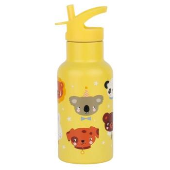 A Little Lovely Company - rozsdamentes acél ivópalack, 350 ml - állati barátok kép