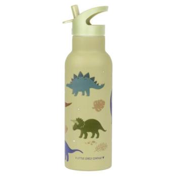 A Little Lovely Company - rozsdamentes acél ivópalack, 500 ml - dinoszauruszok kép