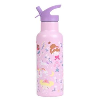 A Little Lovely Company - rozsdamentes acél ivópalack, 500 ml - hercegnők kép