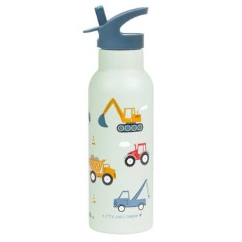 A Little Lovely Company - rozsdamentes acél ivópalack, 500 ml - járművek