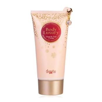 ACCENTRA Kéz- és körömkrém Body Luxury tubusban medállal Karácsonyi virág 60ml