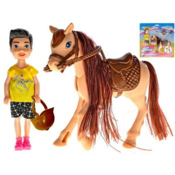 Akciófigura 13 cm lóval 14,5 cm kép