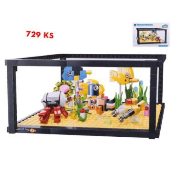 Akvárium építőkészlet 729 db kép