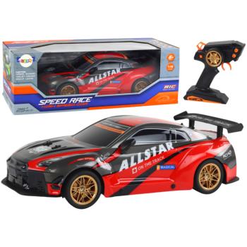 Allstar 1:10 piros R/C távirányítós autó kép
