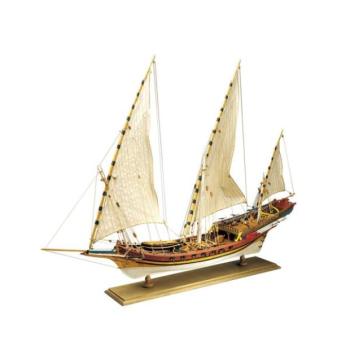 AMATI Sciabecco kalózhajó 1753 1:60 készlet kép