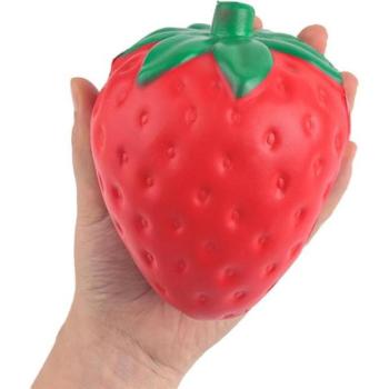 Antistressz szorongatható squishy játék gniotek eper jumbo 15 cm