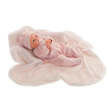 Antonio Juan 14155 BIMBA - villogó baba hangokkal és puha kendővel - 37 cm kép