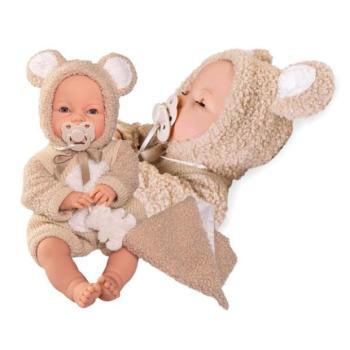 Antonio Juan 14364 BIMBA - pislogó baba baba hangokkal és puha textil testtel 37cm kép