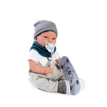 Antonio Juan 33235 PIPO HAIR - valósághű baba baba puha szövettesttel - 42 cm kép
