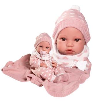 Antonio Juan 50418 ERIKA - élethű baba csecsemő teljes vinil testtel - 42 cm