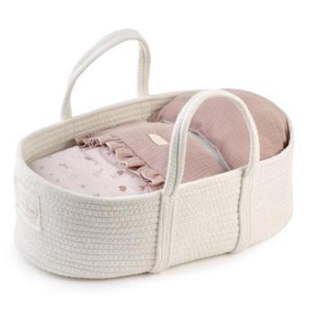 Antonio Juan 95202 Pamut Mózes kosár Savanna ágyneművel babának kép