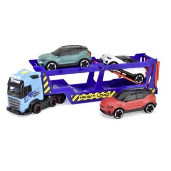 Autószállító Volvo FH 16, 40 cm + 3 autó, fény, hang kép