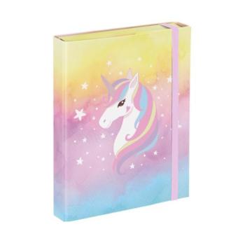 BAAGL Iskolai füzetek mappája A5 Rainbow Unicorn kép