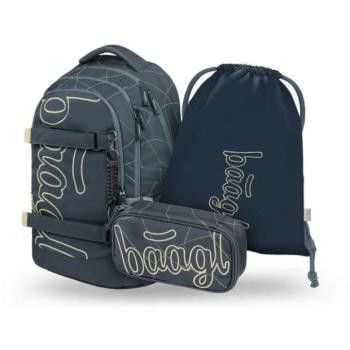 BAAGL SADA 3 Skate Max Wave: hátizsák, tolltartó, zseb GRS kép