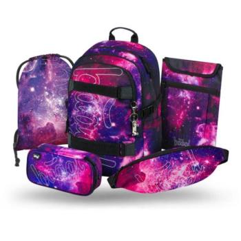BAAGL SADA 5 Skate Galaxy: hátizsák, tolltartó, zseb, övtáska, laptop tok kép
