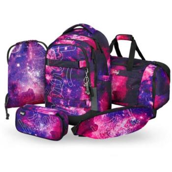 BAAGL SADA 5 Skate Max Galaxy: hátizsák, tolltartó, zseb, sporttáska, övtáska kép