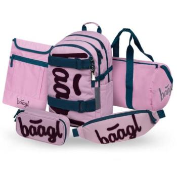BAAGL SADA 5 Skate Rose: hátizsák, tolltartó, sporttáska, övtáska, laptop tok GRS kép