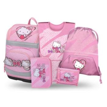 BAAGL SADA 5 Zippy Plus Hello Kitty Sweet Leopard: iskolatáska, tolltartó, zseb, kötény, pénztárca kép