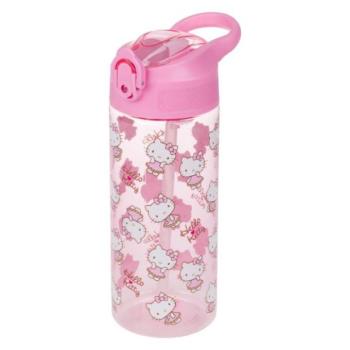 BAAGL Tritan italpalack szívószállal Hello Kitty Sweet Leopard, 500 ml kép