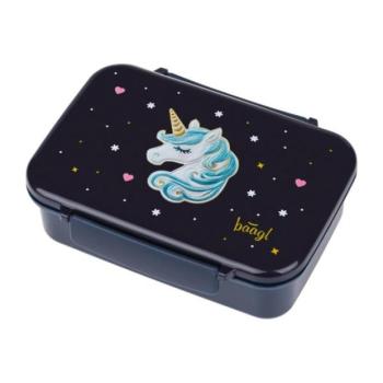 BAAGL Uzsonnás doboz rekeszekkel Unicorn Gold
