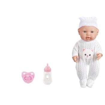 Baba cumival és üveggel 25cm szilárd test dobozban 26x15x10cm kép