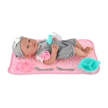 Baba kiegészítőkkel 40cm szilárd testtel dobozban 27x45,5x12cm kép