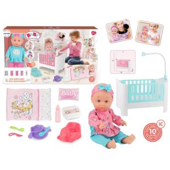 Baba kisággyal és kiegészítőkkel Baby Sweet Love MT1597 kép