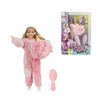 Baba szőke kabala jelmezben Cute Emily Girl kép