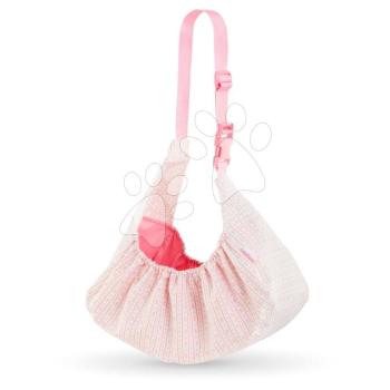 Babahordozó játékbabának Carrier Bag Tulips Corolle rózsaszín 36 cm játékbabának állítható pánttal kép