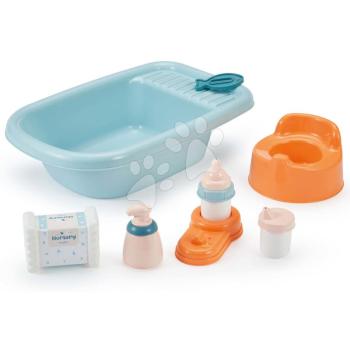 Babakád bilivel Garnished Bathtub Vert Azur Écoiffier kiegészítőkkel 30 cm játékbaba fürdetéséhez 18 hó-tól kép