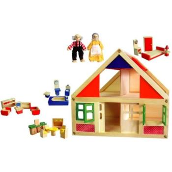 BABU - Babaház kiegészítőkkel + 2 figura kép