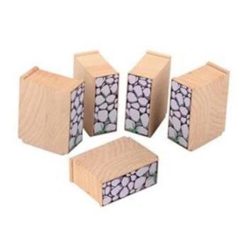 BABU vonatok - Oszlopok 6,5 cm, 4 db kép
