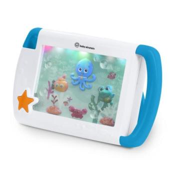 BABY EINSTEIN Tablet hangokkal, zenével és fényekkel Sea Dreams kék, 0m+