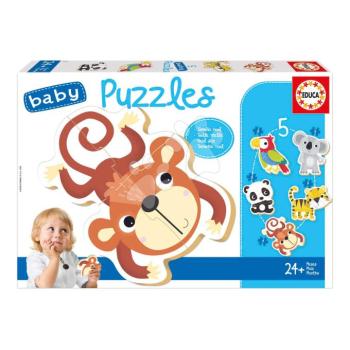 Baby puzzle Egzotikus állatok Educa 5-ábra 24 hó-tól kép