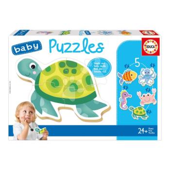 Baby puzzle Tengeri élőlények Educa 5-ábra 24 hó-tól kép