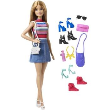 Mattel Barbie® baba és stílusos cipők, FVJ42 kép