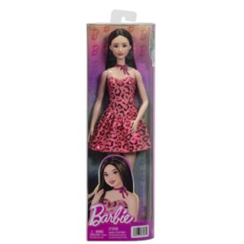 Barbie fashionista barátnők pink párducmintás ruhában kép