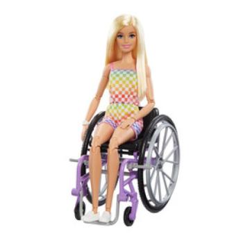 Barbie kerekesszékes baba kép