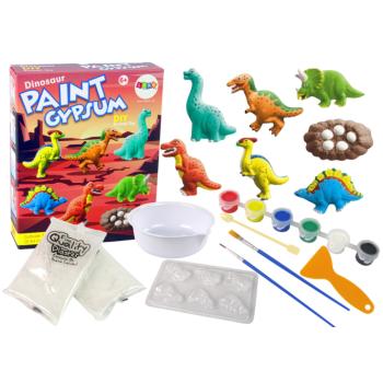 Barkácskészlet Gipszöntvények Festék Dinoszauruszok kép