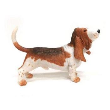 Basset kutya figura 14 cm kép