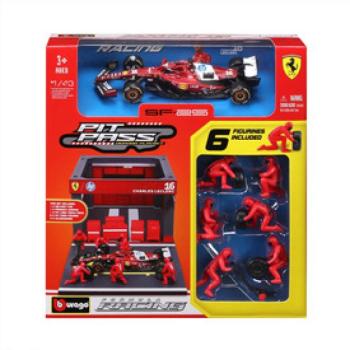 Bburago 1 /43 F1 versenyautó - Ferrari SF-25 Pit /Leclerc kép