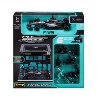 Bburago 1 /43 F1 versenyautó - MB AMG W16 Pit /Russel kép