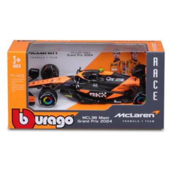 Bburago 1 /43 F1 versenyautó - McLaren Racing MCL38 (2024) kép