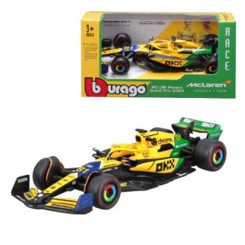 Bburago 1:43 RACE Formula F1 - McLaren F1 Team MCL38 (2024) #4 Senna Kiadás kép