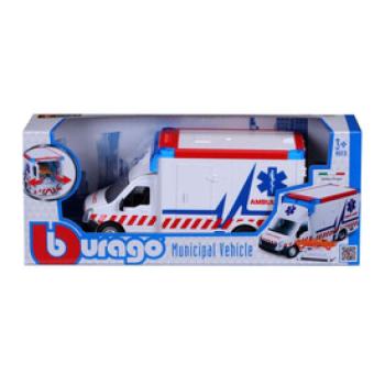 Bburago 1:43 szolgálati járművek Mentő hordágyas kép