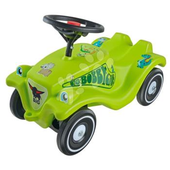 Bébitaxi autó Bobby Car Classic Dino BIG zöld dudával és dínós matricákkal 12 hó-tól kép