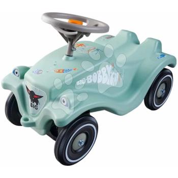 Bébitaxi auto Bobby Car Classic Green Sea BIG zöld menő matricákkal és dudával 12 hó-tól kép