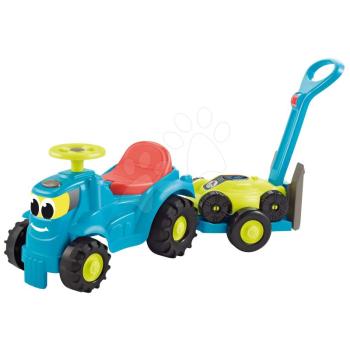 Bébitaxi utánfutóval és fűnyíróval Traktor 2in1 Garden&Seasons Écoiffier türkíz 12 hó-tól kép