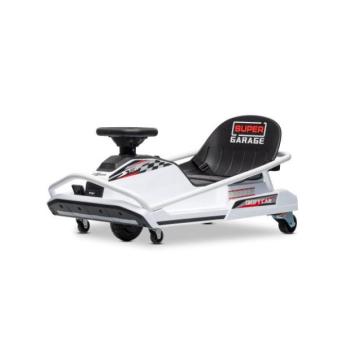 Beneo Motors drift gokart 24V, fehér, 300W kefe nélküli motor, lítium akkumulátor, Dr kép