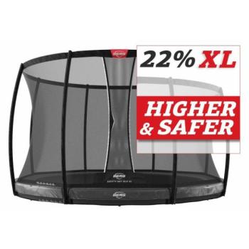 BERG Elite+ InGround 430 Szürke + védőháló Deluxe DLX XL kép